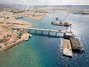 Some 80 percent of the infrastructure work has been completed at the new Aqaba terminal. (File photo)