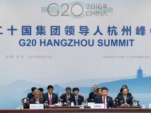 The G20 is an international forum for the governments and central bank governors from 20 major economies. (AFP/Mark Schiefelbein)