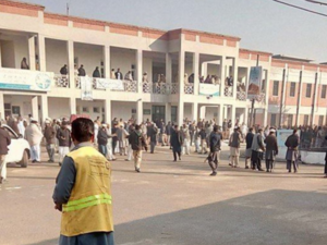 Twitter users are posting images from Bacha Khan University. (Twitter)