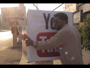 A Pakistani YouTube Hug campaign is afoot. (YouTube)