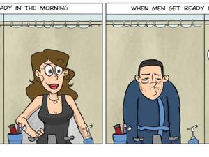 Ink on the Side has a little fun with men and women in the morning. (Ink on the Side) 