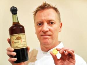 A 200-year old Cognac and a gold coin make this dessert the most expensive in the world. (No Garlic No Onion)