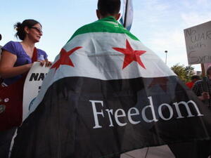 Nonviolent protests are not winning the war in Syria, but armored vehicles and body armor to the Syrian opposition might help.