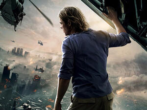 Brad Pitt stars in the zombie thriller "World War Z".