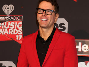 Radio personality Bobby Bones and his professional partner Sharna Burgess were crowned the Season 27 winners of Dancing with the Stars (Source: Kathy Hutchins - Shutterstock)
