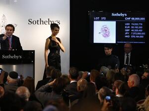 For customers based in the Middle East and North Africa (Mena), jewellery and watches, as well as contemporary and Islamic art from regional artists are the biggest draws. (Sotheby's)
