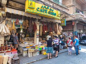 Traders across Lebanon increased their prices although the debate over the new taxes has not been concluded yet. (File photo)