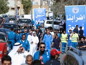 Contingency plans have been put into place to operate oil installations during the strike. (AFP/Yasser Al-Zayyat)