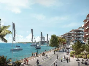 Phase one of the development includes apartments, a 190,000sqm shopping complex and two luxury hotels. (Eagle Hills)