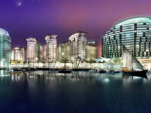 The Jewel of the Creek development covers 123,955 square metres between Al Maktoum bridge and the Floating Bridge. (Roda Hotels)