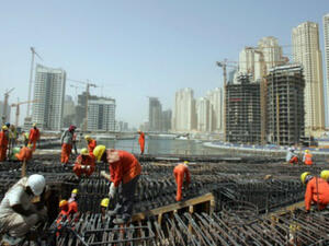 Falling oil prices have cast a long shadow on the GCC construction industry. (File photo)