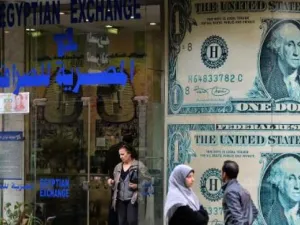 Egypt's Central Bank has sought to crack down on the black market, revoking the licenses of exchange bureaus found dealing far beyond the official rate. (AFP/Khaled Desouki)