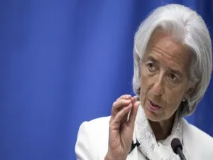 Lagarde explained that there is “still a little bit of implementation” to be completed before the IMF board can meet with regards to both exchange rate and to subsidies. (AFP/File)

