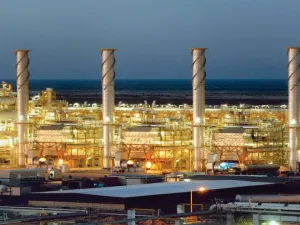 Ras Laffan Industrial City, located 80 km north of Doha is Qatar's main site for production of liquefied natural gas and gas-to-liquid.  (IMGwide.com)