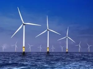 
The project is already more than half-completed, with the first turbine monopile installed in early April, and construction of the wind farm’s 1,000-tonne offshore substation underway. (Shutterstock) 