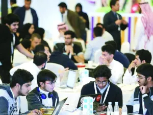 The participants, aged between 18 and 32, were guided by world-class mentors to help develop their ideas themed around “The Medical Internet of Things.” (Arab News)