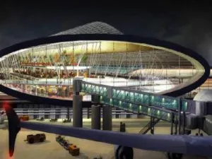 The airport is expanding capacity by 10 million passengers a year to 14 million by 2020 at cost of $1.1 billion.  (File photo)