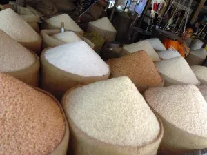 Mecca retailers have been accused of colluding to fix rice prices. (AFP/Farjana Khan Godhuly)