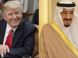 US President Donald Trump will leave for Saudi Arabia on Friday on his first foreign visit as president. (Photos: AFP) US President Donald Trump will leave for Saudi Arabia on Friday on his first foreign visit as president. (Photos: AFP)