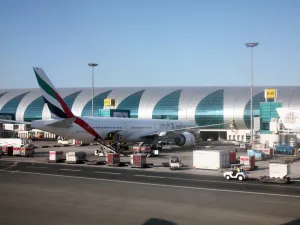 Dubai airport said 19,000 passengers and 500 flights had been affected by delays and cancellations after an Emirates jet caught fire as it crash landed. (Shutterstock)