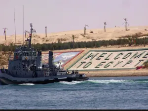 Built 146 years ago, the Suez Canal is one of the world's most heavily used shipping lanes. (AFP/File)