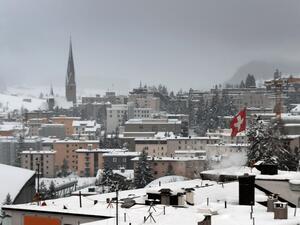 The rolling Syrian crisis has usurped Palestine’s traditional place as the Davos cause célèbre for the past five years and it will undoubtedly feature prominently.  (AFP/Fabrice Coffrini)