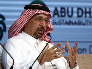 Saudi Aramco chairman and Energy Minister Khalid Al Falih comes in at number two. (AFP/File)