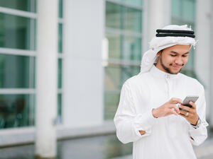 A recent study conducted by Google highlighted that the UAE ranked number one in global smartphone penetration at 73.8 percent. (Shutterstock)
