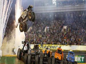 Organised by Feld Entertainment Inc. and Live Entertainment, the event will be held at the King Fahd International Stadium in Riyadh on March 17 and 18. (Monster Jam)