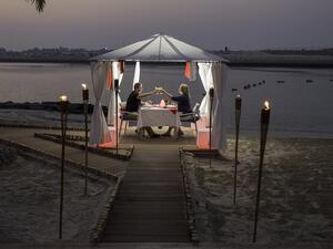 Dine Under the Stars at Al Raha Beach Hotel