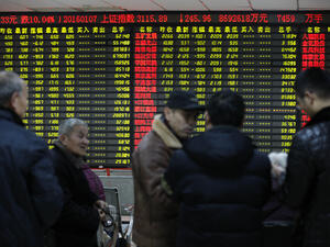 Asian stocks tumbled on Monday after Wall Street closed sharply lower last week. (Shutterstock)