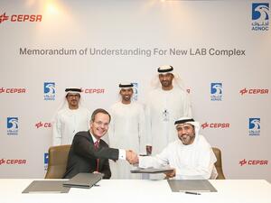 During the signing ceremony