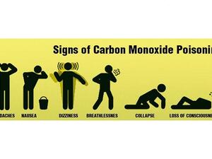 Burning charcoal indoors gives off carbon monoxide, which has no odor, and can kill you.