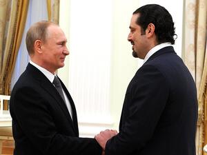 President Putin meeting with Saad Hariri  (Twitter)