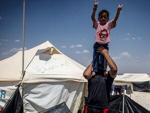 Zatari Syrian refugee camp Jordan (Twitter)
