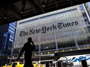 The New York Times may have just admitted that the Israeli-Palestinian peace process is dead. (AFP/File)