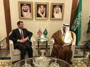 Excellent first mtg w FM Ibrahim al Assaf & AdelAljubeir today in Riyadh (Twitter)
