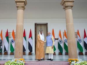 UAE President awards Indian Prime Minister the Zayed Medal (Twitter)
