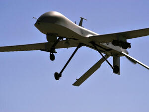 Israel's unmanned aerial vehicles have targeted a rallies in Gaza. (AFP/ File)