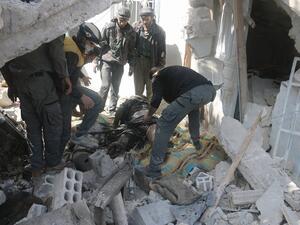 Air Raids in Syria (Twitter)