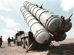 A file picture shows Russian S-300 missiles being prepared to be launched. (AFP/File)