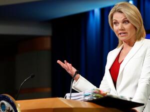 State Department spokesperson Heather Nauert  said over 117,000 people are believed to have been detained or forcibly disappeared in Syria since the conflict began in 2011. (Twitter)