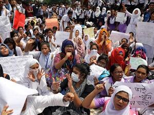Dozens of students injured in Bangladesh road safety protests (Twitter)