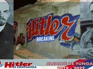 Hitler Alba Sanchez, and Lennin Vladimir Rodriguez Valverde are going head to head in the Mayoral elections in Yungar (Twitter)