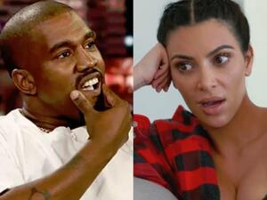 Kim Kardashian and Kanye West (Twitter)