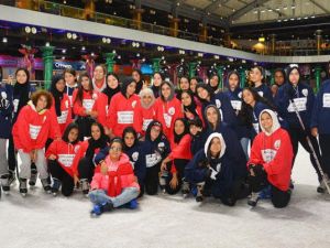 First Saudi female hockey team (Twitter)