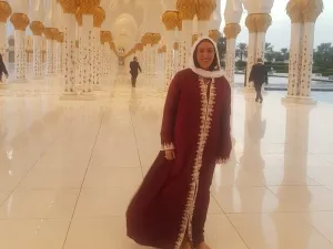 Miri Regev visits the Sheikh Zayed Mosque in Abu Dhabi (Twitter)