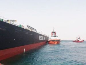  Commercial Port has received the largest ship in its history called JINTAIFENG carrying 82,498 tons of corn (Twitter)