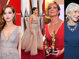 Hollywood’s leading women turned to a host of Middle Eastern designers in order to dazzle on the film industry’s biggest night, the Academy Awards, on Sunday night. (Source: AFP)