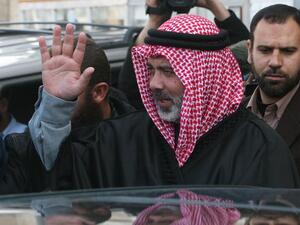 Chairman of the Hamas political bureau Ismail Haniyeh  (Twitter)